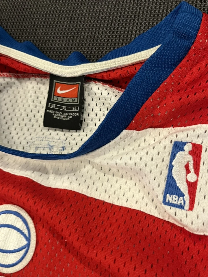 Nike Washington Bullets Michael Jordan Jersey White Throwback Size XL 48 - Image 3 of 3