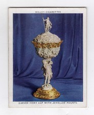 King’s Art Treasures Royalty Cigarette Card #23 Carved Ivory Cup George IV