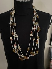 Multi Strand Mixed Bead Necklace Set