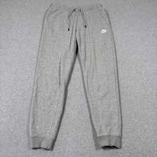 Nike Women's Sz S Essential Fleece Jogger Grey Sweatpants BV4095-063