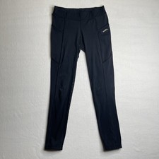 Kerrits Mujer’s S Negro Equitación Leggings Agarre Ecuestre Pantalones Montar con Bolsillos