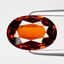 💎 2.43ct 9.3x6.5mm VVS Oval Natural Orange Spessartite Garnet - Africa Gemstone