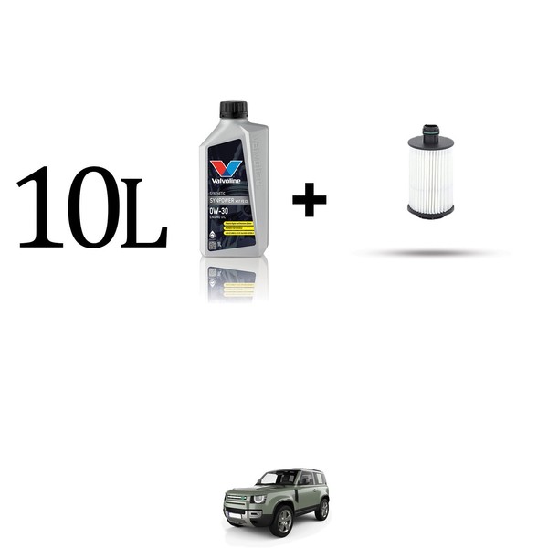 ÖLfilter Kit Und 10L FüR Land Rover Defender (L663) 3.0 D250 Mhev 183Kw Ab 202-image