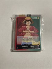 One Piece TCG Monkey D. Luffy OP-01 Red/Green GameStop Demo Deck (Errata) NEW