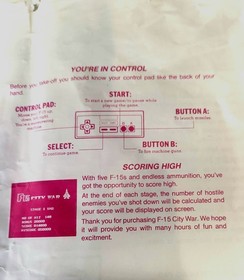 RARE HES F-15 City War Nintendo NES Cartridge 🇦🇺 Australian Made Retro Game