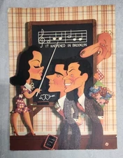 Movie Trade Ad Poster Jacques Kaprali Frank Sinatra It Happened In Brooklyn MGM