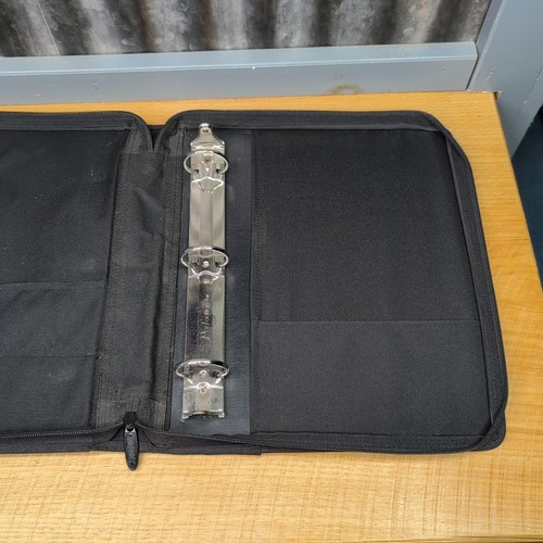 VTG Mead Five Star Black 3 Ring Zipper School Binder First Gear Zip Up - Picture 8 of 15