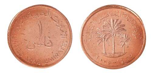 United Arab Emirates - UAE 1 Fils, 2005 (AH1425), KM #1, Mint, Commemorative