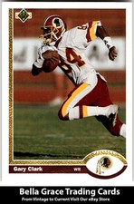 1991 Upper Deck Gary Clark #436 Washington Redskins NFL Football