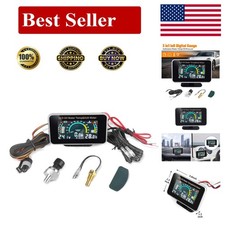 Auto Car Lcd Meter Digital Oil Pressure Voltage Water Temperature Gauge 3-in-1