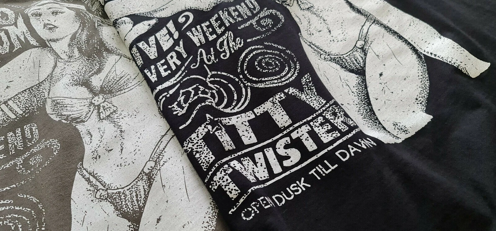 Titty Twister College Jacket Gray Cult Movie Horror Voorhees Jason 13 TV Fun Pussy - product detail image 7
