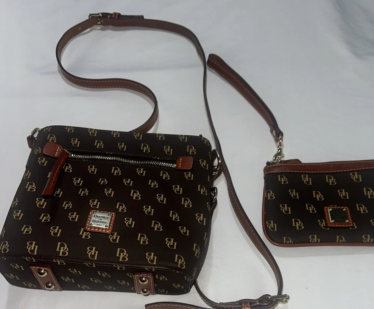 Dooney & Bourke Women's Florentine Hobo Leather Shoulder Bag in Brown Tmoro