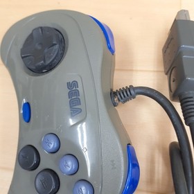 SEGA SATURN Console bundle with 2 controllers & 5 Games Japanese Gray tested