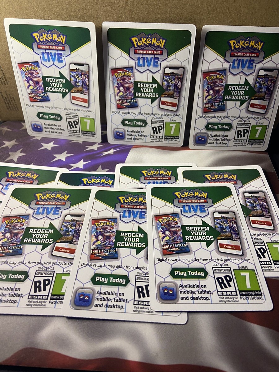 10 Pokemon TCG Online Code Cards Lot of Multiple Sets. | eBay