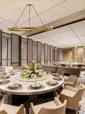 Elegance Wrought Iron Vintage Barn Metal  Castile One-Tier Chandelier / Gold