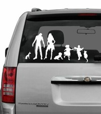 Zombie Family Stick Figures Vinyl Wall Decal Truck Car Trailer Decal Zombie Family Stick Figures Vinyl Wall Decal Truck Car Trailer Decal