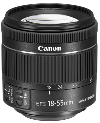Canon EF-S18-55mm f/4-5.6 IS STM - APS-C Standard Zoom Lens for Canon EF-S Mount