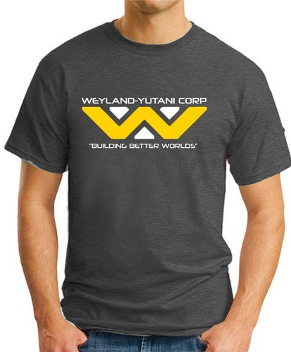 WEYLAND YUTANI CORP T-SHIRT >Alien Film Geeky Slogan Joke Nerd Gift Men's Top - Picture 21 of 22