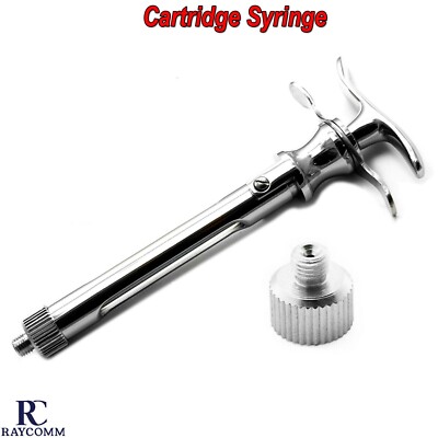 3 X Dental Syringe Self Aspirating Cartridge Syringe 1.8 Ml - Black, Blue, Red E - Foto 9