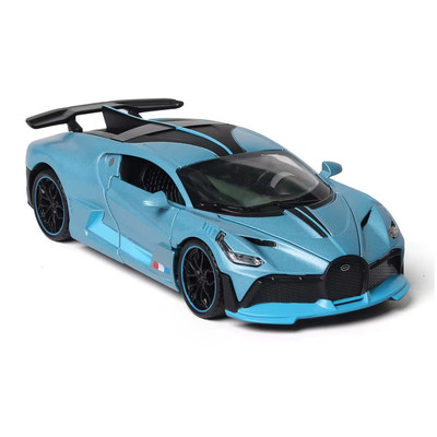 1/32 Diecast Sportwagen Bugatti Divo Simulation Modell Spiel Metall Fahrzeug 15,5 cm C