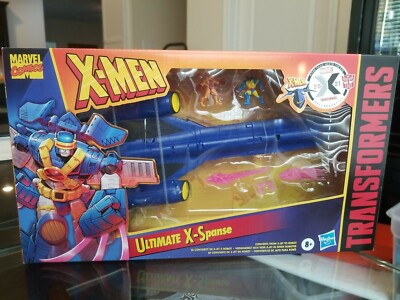 Transformers/Marvel Comics X-Men MashUp Ultimate X-Spanse Black Bird Jet Robot