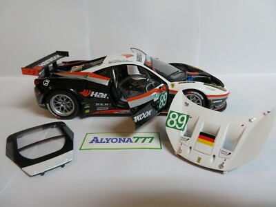 Hot Wheels ELITE 1/18 FERRARI 458 Italia GT2 LM #89 Hankook