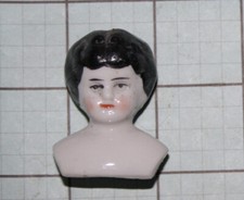 Antique old dollhouse China Doll head for replace c. 1 3/4" 42mm  German c 1880