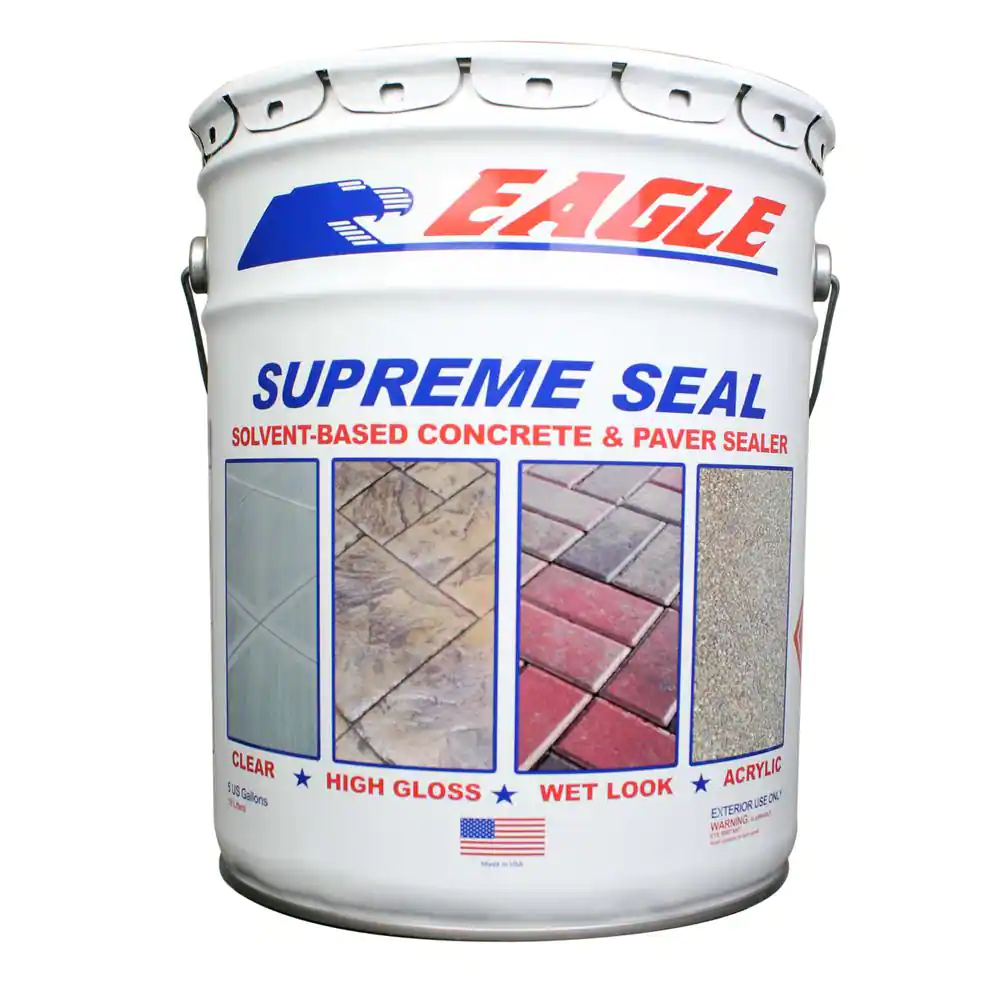 NEW 5 Gal. Supreme Seal Clear High Gloss SolventBased Acrylic Concrete