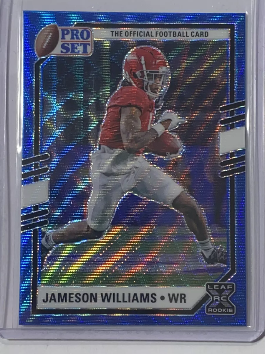 Men's Nike Jameson Williams Blue Detroit Lions Player Game Jersey
