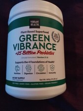 Vibrant Health Green Vibrance 60 serving 23.83 oz Powder Exp 4/2027   