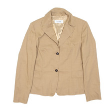 Laurel Blazer Jacket Beige Wool Womens S