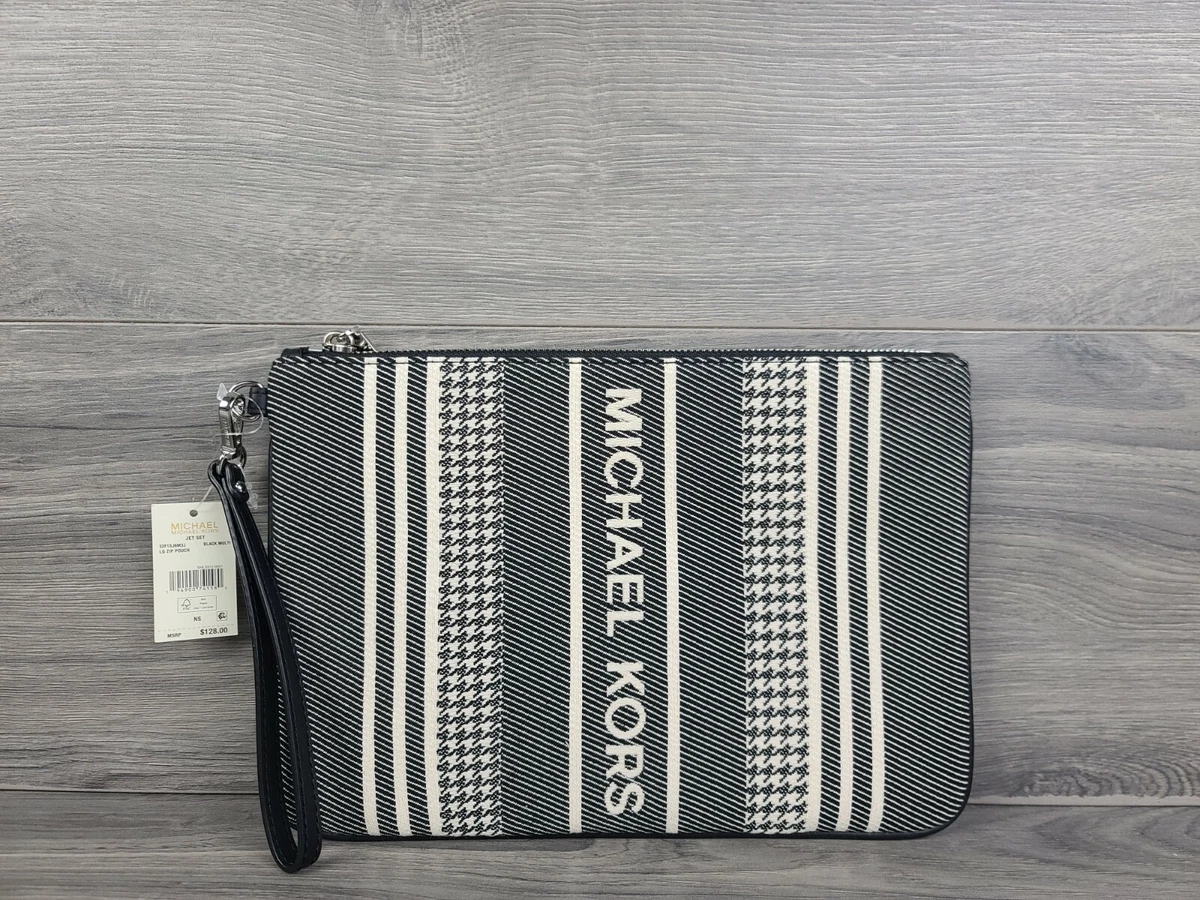 Michael kors zip pouch best sale wristlet