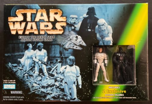 Star Wars 1998 Escape the Death Star Game w/ 2 Exclusive Figures - Excellent !!! - Picture 1 of 6