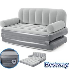Bestway DIVANO LETTO GONFIABILE 2 POSTI con POMPA INTEGRATA cm 188x152x64 75079
