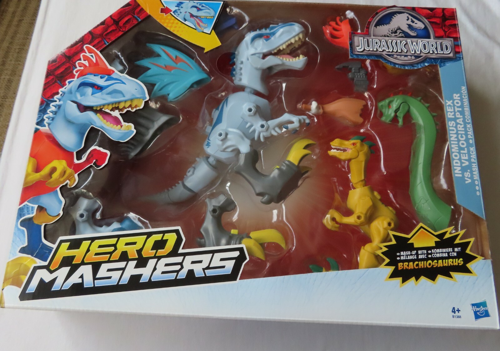 jurassic world hero mashers indominus rex