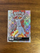 2022 Panini Donruss Mike Trout Bomb Squad Diamond #8 Los Angeles ANGELS