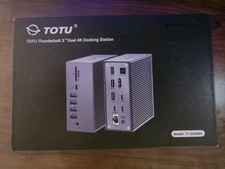 TOTU 18-in-1 Thunderbolt 3/USB C Docking Station with 8K DP, 1 Gbps Ethernet