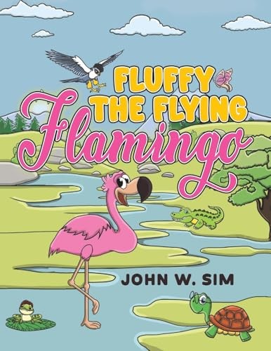 John W. Sim - Fluffy The Flying Flamingo - Paperback - G245Z-image