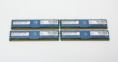 Micron 32GB(4x8GB) 4Rx4 PC2-5300F MT72HTS1G72FZ-667H1D6 ECC Reg Server Memory - Picture 1 of 3