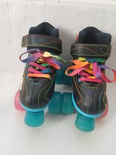Crazy Skates Dream Roller Skates for Girls w/LED Light-up Wheels US Sz J12 EUR30