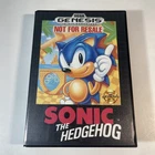 Sonic the Hedgehog (Sega Genesis 1991) Not For Resale Version Complete w Poster