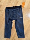Hind Boys 3/4 Compression Pants Youth Black Blue Medium , New With Tags