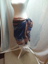 ROFFE Lightweight Rectangle Scarf 35"x 70" USA Beach 