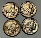 1938 D BU BUFFALO NICKEL LOT / 4 COINS