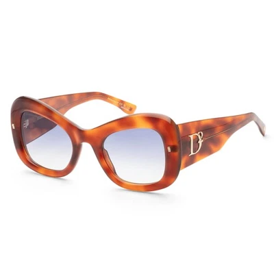 Dsquared2 Damen Sonnenbrille 54 mm Beige Havana Quadratisch D20137S-0XNZ-08 - Bild 1 von 3