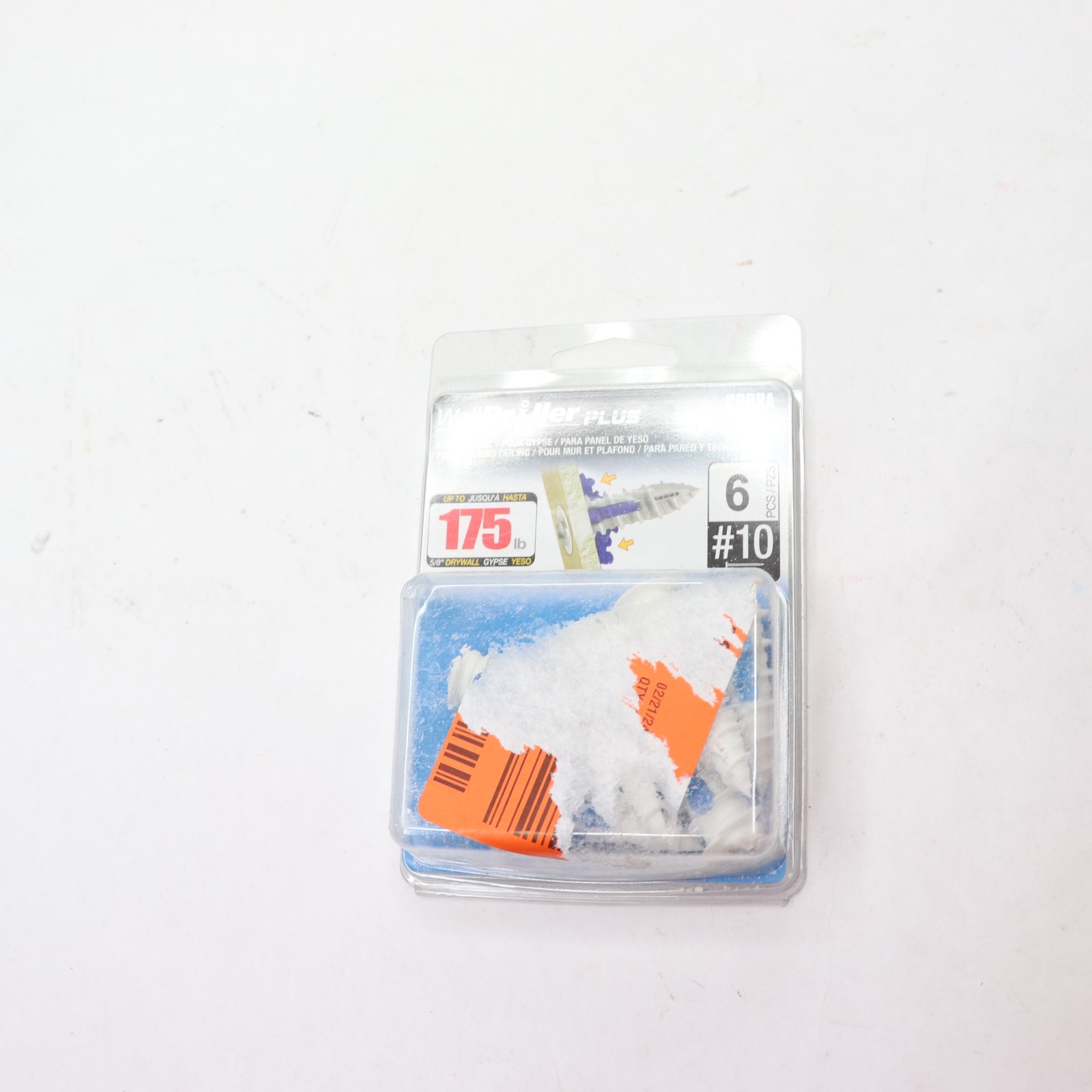 (6-Pk) Cobra Anchors Wall Driller Plus Anchors with Screws Nylon #10 073PR