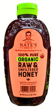 Nature Nate's 100 Organic Pure Raw and Unfiltered Honey 40 Oz EXP 03/2027