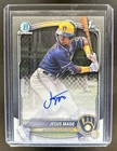 2025 Bowman Jesus Made Chrome Auto Autograph 1st Prospect #CPA-JM Brewers