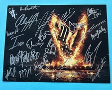 VIKINGS  -  CAST   -     19 x  signed, origin...