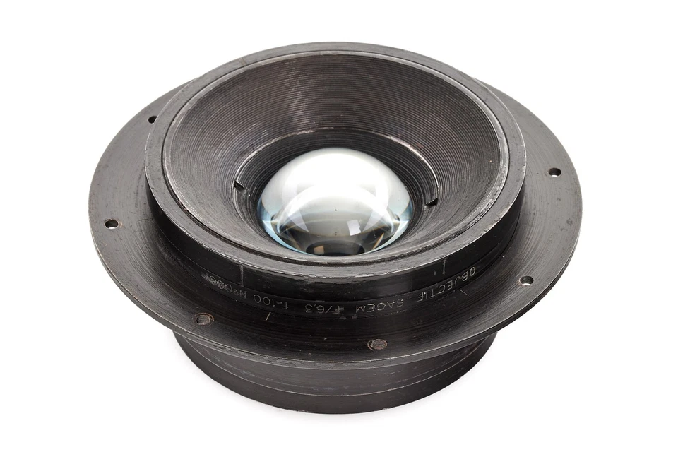 Sagem 6.5/100mm Wide Angle Lens No.1 Large Format Prototype - Image 2 of 4